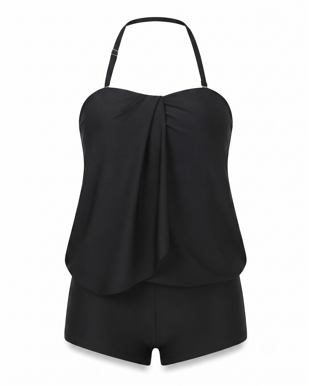 Women's Daci Plus Size Bandeau Tankini Swimsuit 2 Piece Black Size 26 Plus